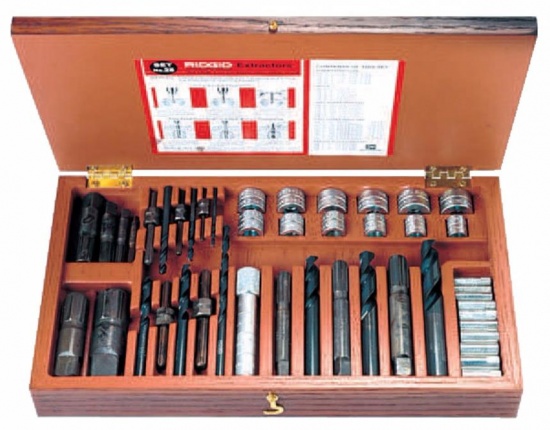 Комплект экстракторов для винтов и труб Ridgid 25