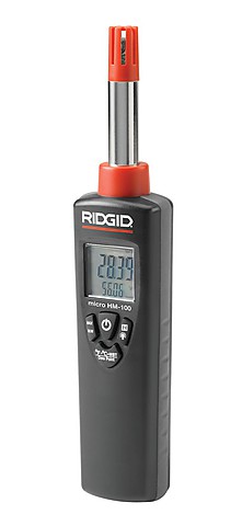 Измеритель температуры и влажности  Ridgid micro HM-100